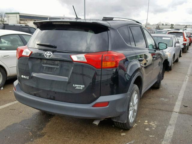 2T3DFREV1EW142417 - 2014 TOYOTA RAV4 LIMIT BLACK photo 4