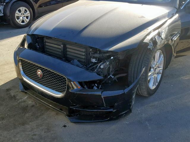 SAJAD4BN9HA968582 - 2017 JAGUAR XE PREMIUM BLACK photo 9