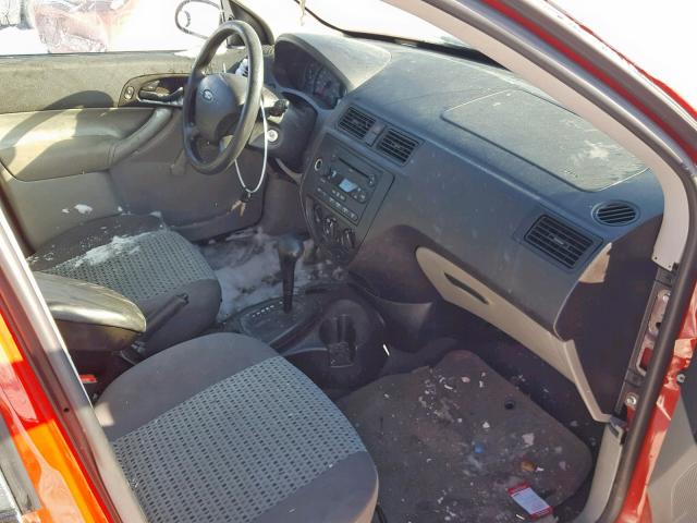 1FAFP34N37W354461 - 2007 FORD FOCUS ZX4 RED photo 5
