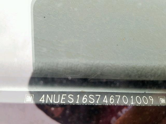 4NUES16S746701009 - 2004 ISUZU ASCENDER S ვერცხლისფერი ფოტო 10