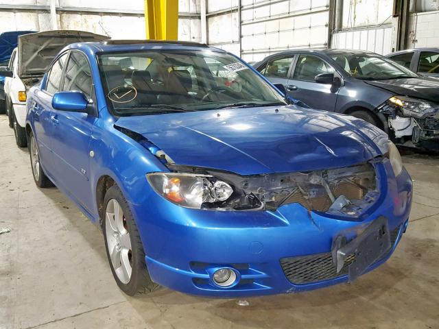 JM1BK323741191606 - 2004 MAZDA 3 S BLUE photo 1