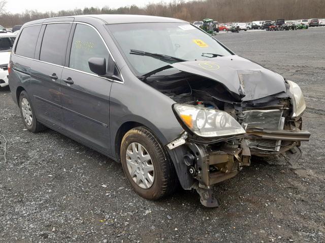 5FNRL382X7B001660 - 2007 HONDA ODYSSEY LX GRAY photo 1