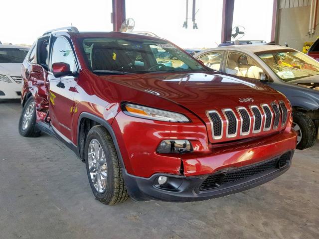 1C4PJLCB6GW135257 - 2016 JEEP CHEROKEE L RED photo 1