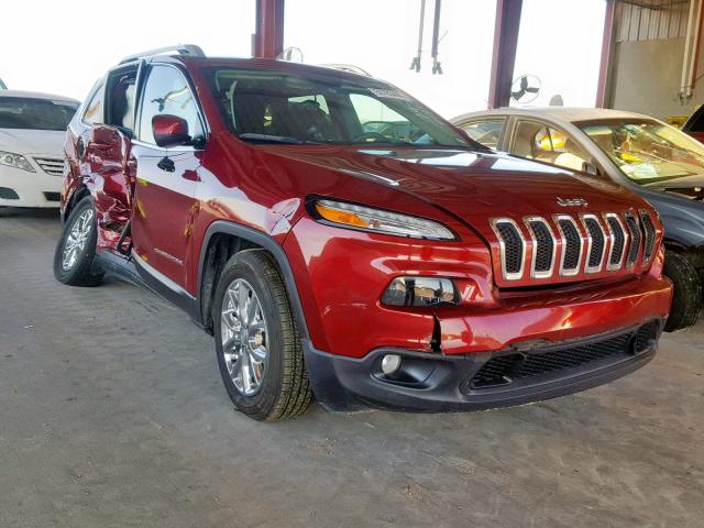 1C4PJLCB6GW135257 - 2016 JEEP CHEROKEE L RED photo 9