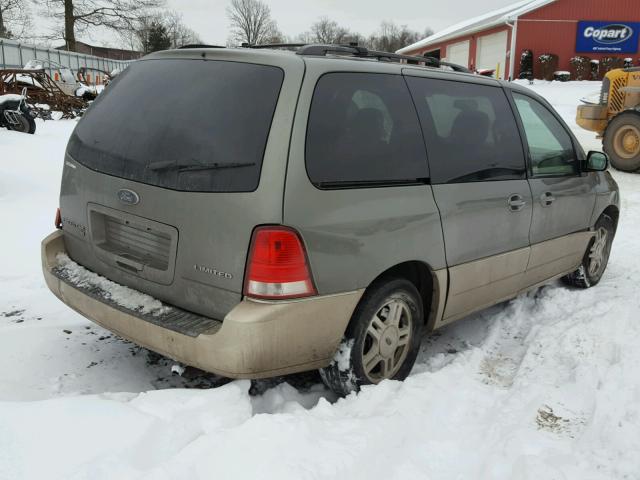 2FMDA58234BA26996 - 2004 FORD FREESTAR L GREEN photo 4