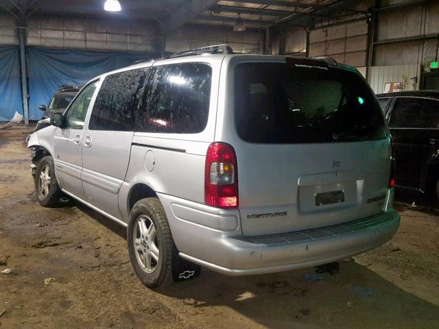 1GNDV13E32D309643 - 2002 CHEVROLET VENTURE LU SILVER photo 3