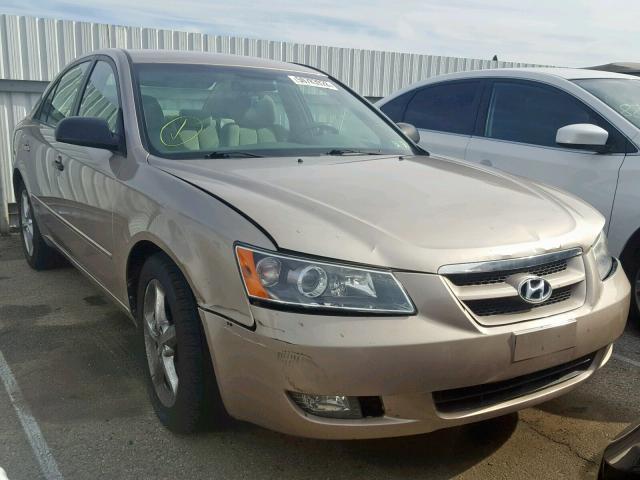 5NPEU46F67H252619 - 2007 HYUNDAI SONATA SE/ GOLD photo 1