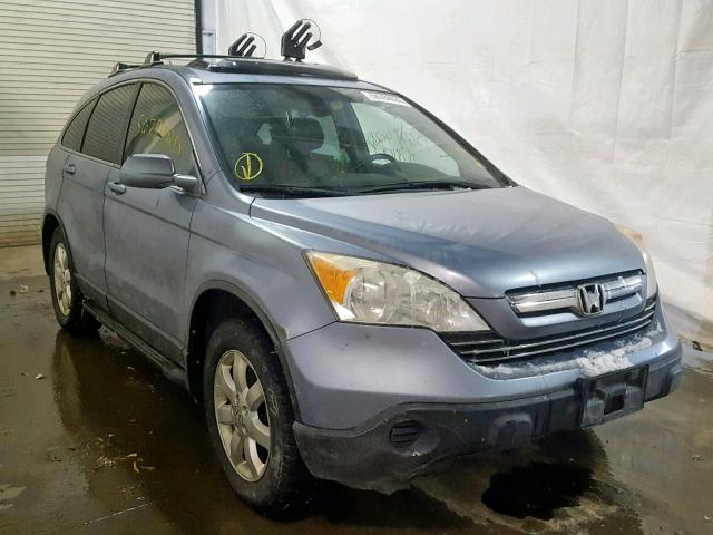 JHLRE48729C023375 - 2009 HONDA CR-V EXL BLUE photo 1