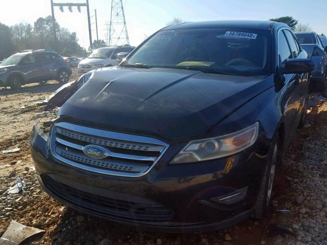 1FAHP2HW8AG121330 - 2010 FORD TAURUS SEL BLACK photo 2