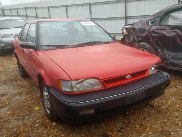 1Y1SK5461MZ077911 - 1991 GEO PRIZM BASE 红色 照片 1