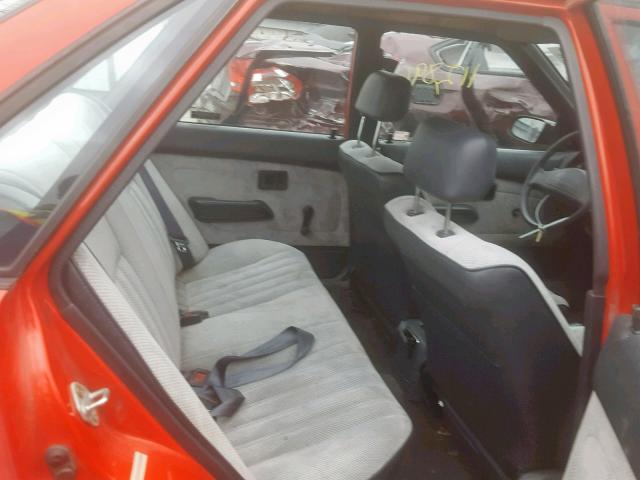 1Y1SK5461MZ077911 - 1991 GEO PRIZM BASE 红色 照片 6