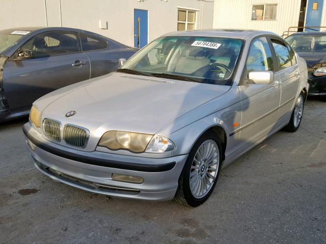 WBAAV53421FJ71281 - 2001 BMW 330 I SILVER photo 2