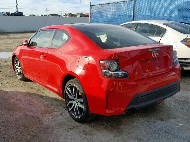 JTKJF5C72FJ009383 - 2015 TOYOTA SCION TC Qırmızı foto 3
