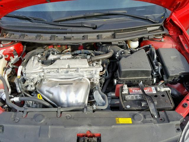 JTKJF5C72FJ009383 - 2015 TOYOTA SCION TC Qırmızı foto 7