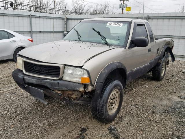 1GTCT19W5Y8141452 - 2000 GMC SONOMA TAN photo 2