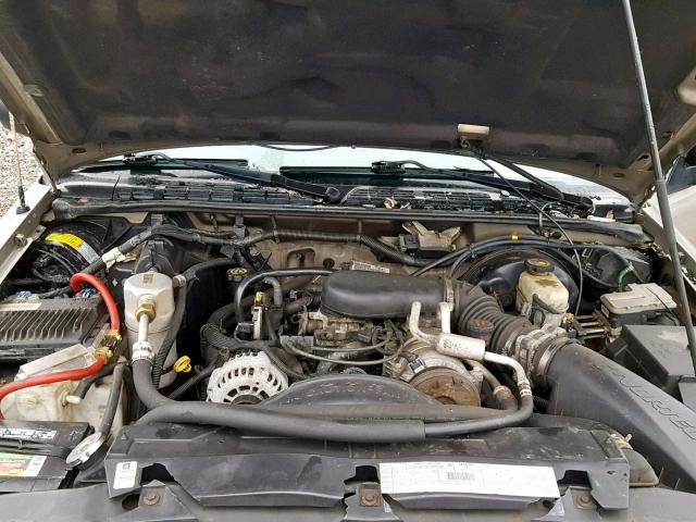 1GTCT19W5Y8141452 - 2000 GMC SONOMA TAN photo 7