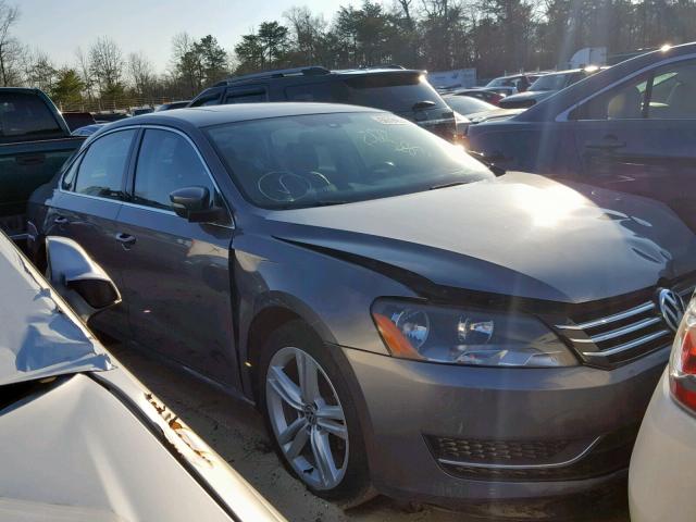 1VWBP7A3XEC015906 - 2014 VOLKSWAGEN PASSAT SE GRAY photo 1