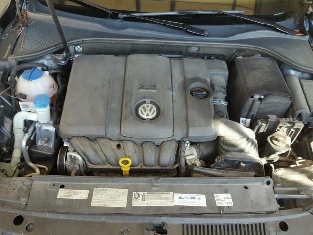 1VWBP7A3XEC015906 - 2014 VOLKSWAGEN PASSAT SE GRAY photo 7