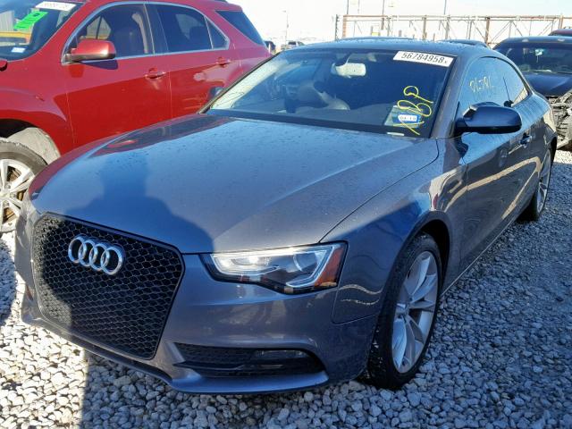 WAULFAFR8DA000722 - 2013 AUDI A5 PREMIUM GRAY photo 2