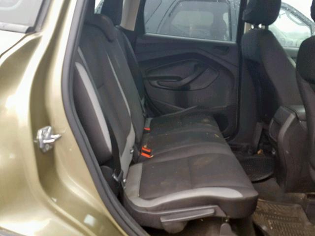 1FMCU0F79DUB21111 - 2013 FORD ESCAPE S GREEN photo 6