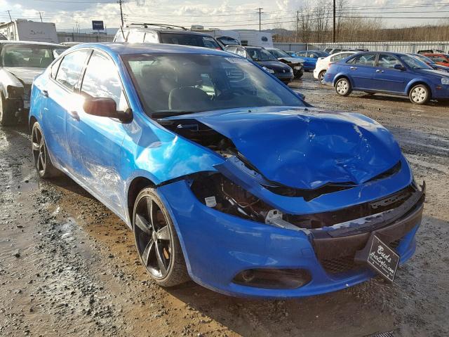 1C3CDFBB3FD434342 - 2015 DODGE DART SXT BLUE photo 1