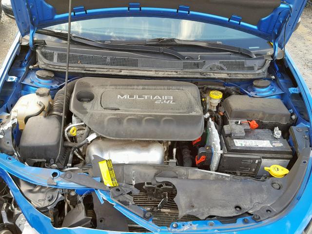 1C3CDFBB3FD434342 - 2015 DODGE DART SXT BLUE photo 7