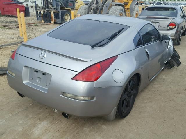 JN1AZ34E13T001441 - 2003 NISSAN 350Z COUPE GRAY photo 4