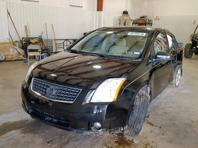 3N1AB61E88L714875 - 2008 NISSAN SENTRA 2.0 BLACK photo 2