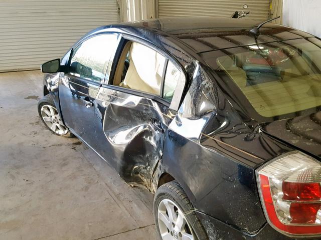 3N1AB61E88L714875 - 2008 NISSAN SENTRA 2.0 BLACK photo 9