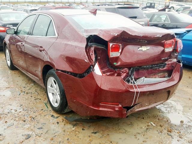 1G11C5SA8GF137072 - 2016 CHEVROLET MALIBU LIM 勃艮第红 照片 3