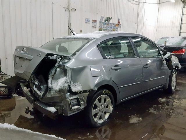 3N1AB61E79L683653 - 2009 NISSAN SENTRA 2.0 GRAY photo 4