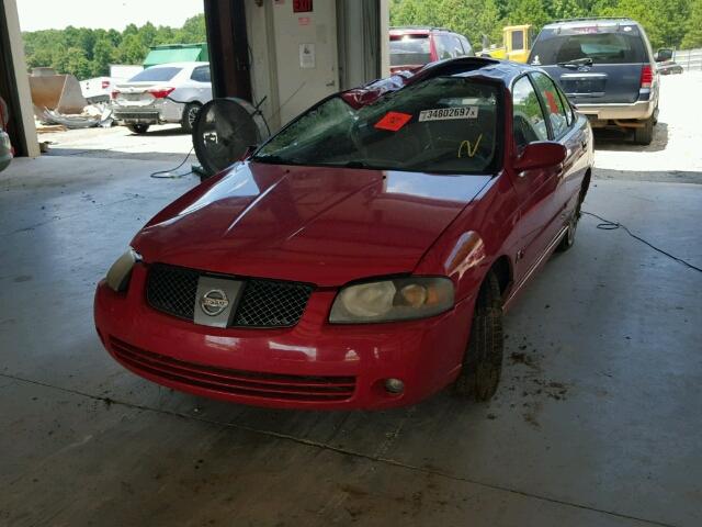 3N1AB51D95L513080 - 2005 NISSAN SENTRA SE- RED photo 2