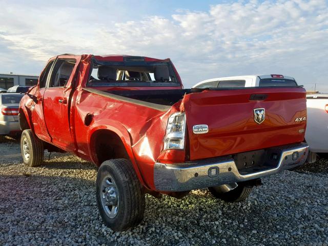 3C6UD5GL7CG145160 - 2012 DODGE RAM 2500 L RED photo 3