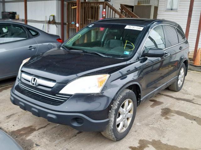 5J6RE48739L028351 - 2009 HONDA CR-V EXL BLACK photo 2