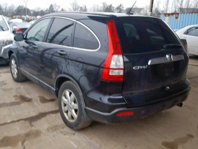 5J6RE48739L028351 - 2009 HONDA CR-V EXL BLACK photo 3