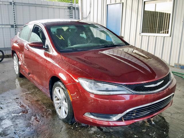 1C3CCCAB6GN164425 - 2016 CHRYSLER 200 LIMITE RED photo 1