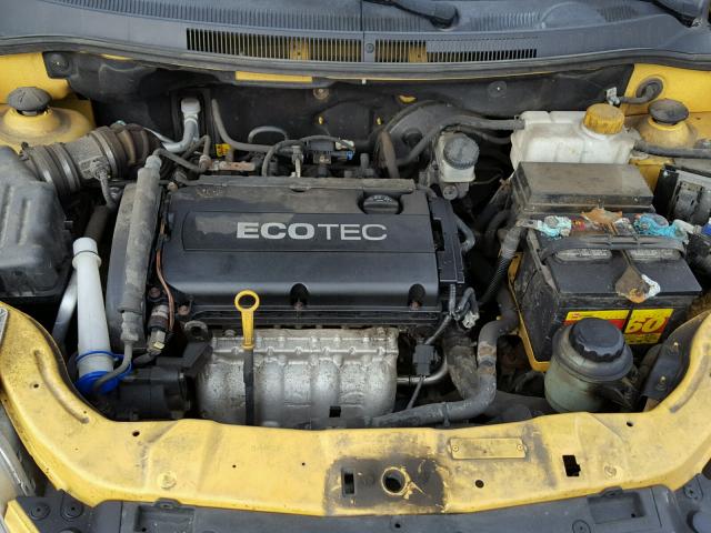 KL2TD66EX9B673311 - 2009 PONTIAC G3 YELLOW photo 7