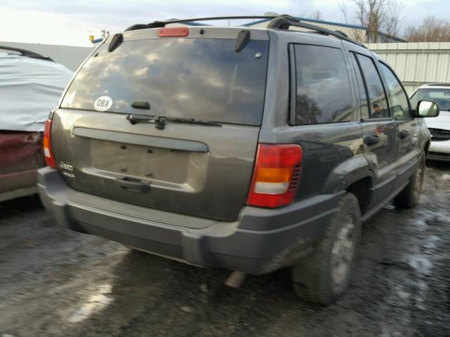 1J4GW48S84C378625 - 2004 JEEP GRAND CHER GRAY photo 4