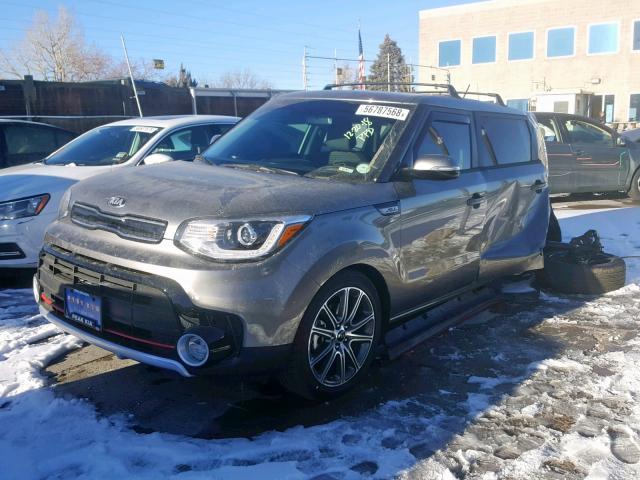 KNDJX3AA0K7636677 - 2019 KIA SOUL ! GRAY photo 2