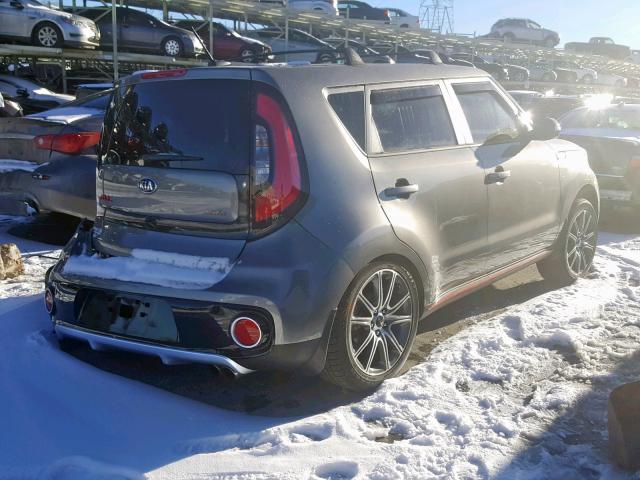 KNDJX3AA0K7636677 - 2019 KIA SOUL ! GRAY photo 4