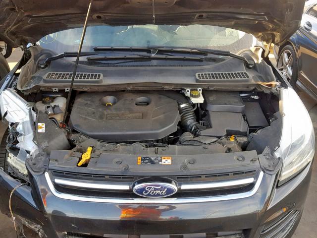 1FMCU0J92EUC22825 - 2014 FORD ESCAPE TIT BLACK photo 7