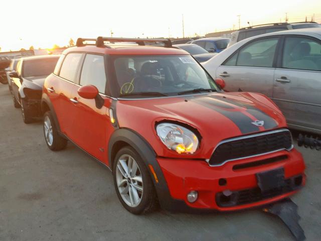 WMWZC5C57CWL61839 - 2012 MINI COOPER S C RED photo 1