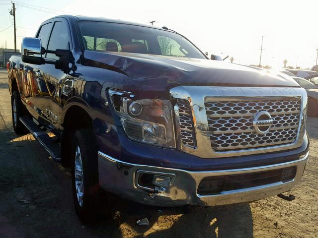 1N6AA1F29HN512626 - 2017 NISSAN TITAN XD S BLUE photo 1