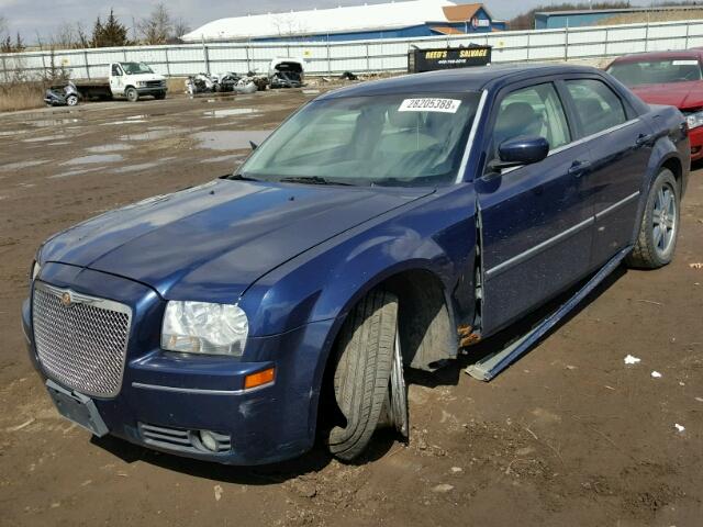 2C3LK53G46H144527 - 2006 CHRYSLER 300 TOURIN BLUE photo 2