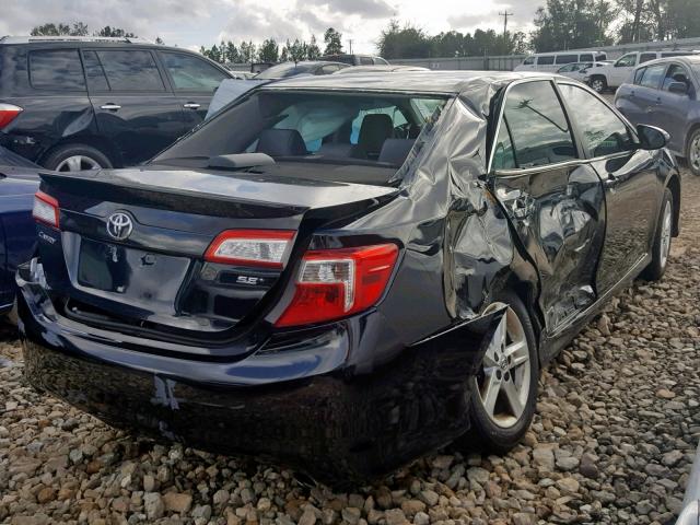 4T1BF1FK2DU265650 - 2013 TOYOTA CAMRY L BLACK photo 4