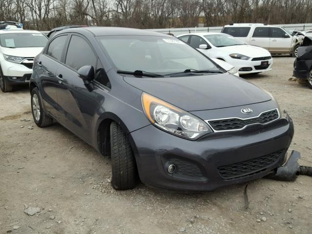 KNADN5A34D6207418 - 2013 KIA RIO EX CHARCOAL photo 1