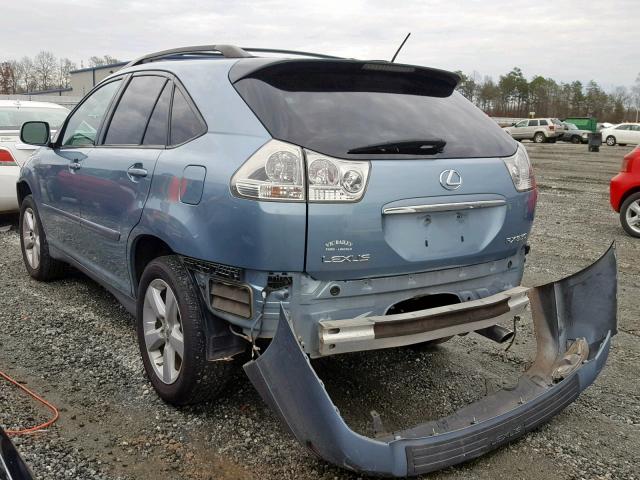 2T2GK31U87C025283 - 2007 LEXUS RX350 BLUE photo 3