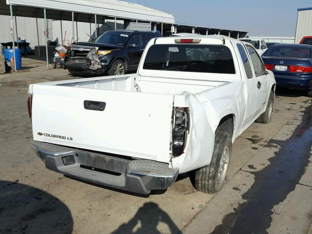 1GCCS198648143998 - 2004 CHEVROLET COLORADO WHITE photo 4