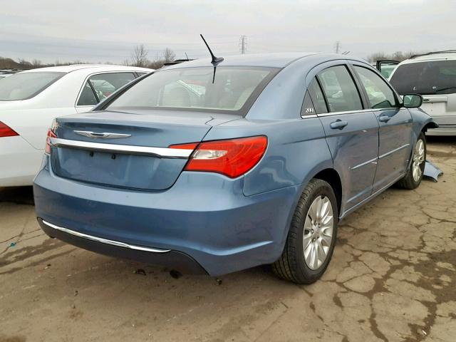 1C3BC4FB2BN559978 - 2011 CHRYSLER 200 LX BLUE photo 4