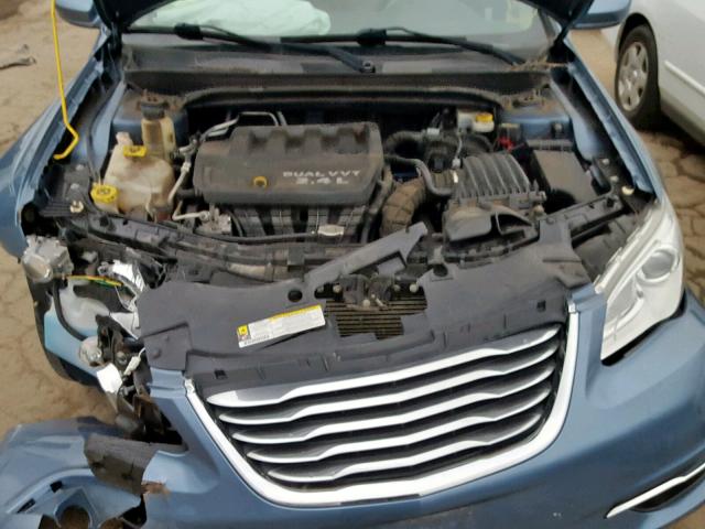 1C3BC4FB2BN559978 - 2011 CHRYSLER 200 LX BLUE photo 7